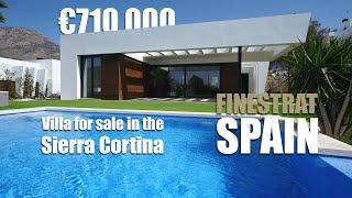 Detached villa for sale in Finestrat Hills, Sierra Cortina, Spain | New built construction Sea Hills