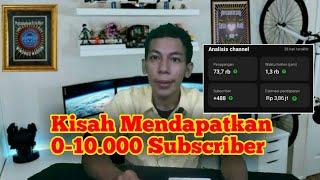 kisah Cara Mendapat 10.000 subscriber | Youtuber pemula