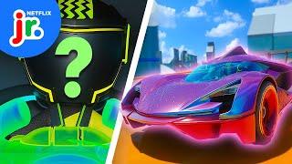 Hot Wheels Mystery Racer REVEALED! ️  Hot Wheels Let's Race | Netflix Jr