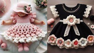 Latest Crochet pattern Baby Girls Design Connection ideas 2025 / Girl Frock  @KnittingTutor