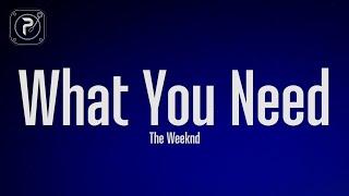 The Weeknd - What You Need (Lyrics)