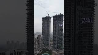 An Icon Rises: Trump Towers Construction Update #luxurylifestyle #realestate #gurgaon #trumptowers