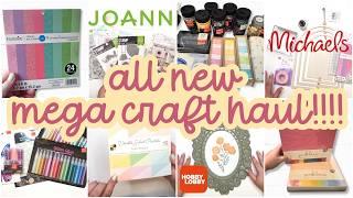 ALL NEW Hobby Lobby, JoAnn's + Michaels MEGA Craft Haul | So Many AMAZING Finds! #crafthaul