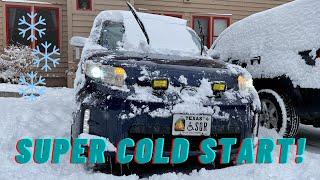 Will It Start? Scion xB SUPER COLD Start Up