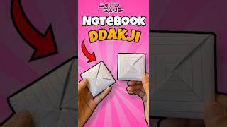 How to Make Squid Game Ddakji Notebook Paper Easy #shorts