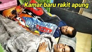 Membangun kamar bawah rumah rakit apung, Tidur nyenyak bersama @JuraFishing