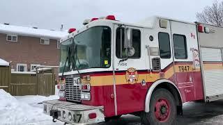 *TECH RESCUE* Ottawa emergency crews on scene for a car vs building.