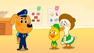 Safety Sheriff Labrador #12 Help Papillon || Kids Education Tips Babybus kids Cartoon video