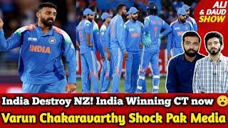 OMG Varun Chakaravarthy Stun Pak Media | India Beat NZ & Become no.1 | IND v NZ