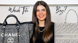 CHANEL DEAUVILLE vs. DIOR BOOK TOTE I Juliet Picard