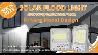 2023 New Private Model Solar Flood Light