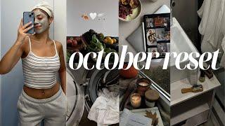 OCTOBER RESET  condo refresh, monthly planning, self-care, groceries + finances  ‍️