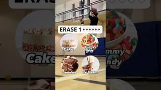 ERASE 1 FOREVER  #shorts #snacks #cake #chocolate #candy #icecream #basketball #ballislife