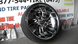 www.DUBSandTIRES.com Forgiato Girato-L Chrome 24 Inch Rims-Tires1995 Chevy Impala Custom RIms