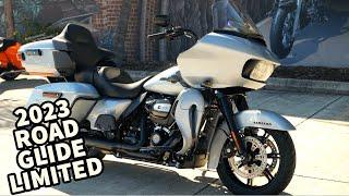 2023 Harley-Davidson Road Glide LIMITED in ATLAS SILVER | Full Features Breakdown and Walk Around