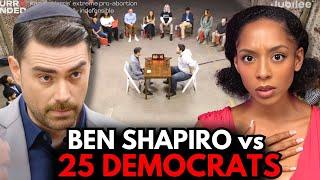 The Ben Shapiro vs. 25 Kamala Supporters Debate Is WILD