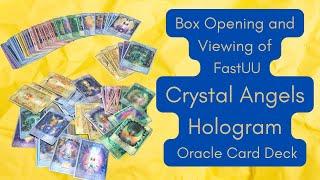 Opening/Viewing/ Review of  Crystal Angels Hologram Oracle Deck