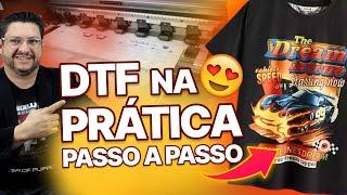 O que é DTF? Vai SUBSTITUIR a SERIGRAFIA? (Aprenda na Prática!)