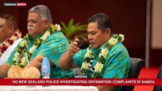 InDetail: No NZ police investigating defamation complaints in Samoa