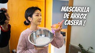 Mascarilla de Arroz Casera & Cosméticos Coreano