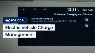 Electric Vehicle Charge Management | IONIQ | Hyundai