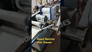 Papad machine with Sheeter #bollywood