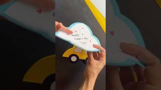 DIY Car card for dad | Super simple father’s day card idea