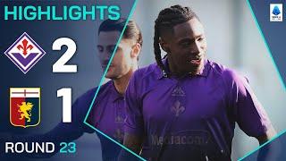 FIORENTINA-GENOA 2-1 | HIGHLIGHTS | La Viola Secure First Home Win Since December | Serie A 2024/25