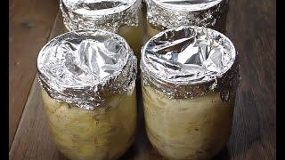 Картошка в банке от Луча ( Potatoes in a jar baked in the oven )