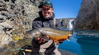 Fly Fishing the Secret Waterfall - Dream Char Fishing