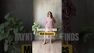 Myntra Midi Dress Sale Haul #myntrasale