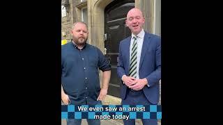 Antony Joins the Police and PCC Andrew Snowden for Operation Centurion
