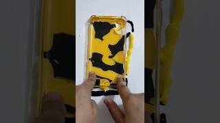 Black and Yellow Mobile cover #shorts #art #artwork #blackyellow