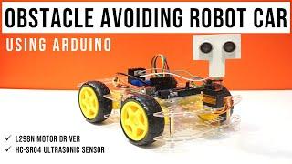 Arduino Obstacle Avoiding Robot Car | DIY