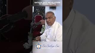 Sathya Sai’s Revelation to Pedda Bottu | Sathya Sai Miracle #Shorts #sathyasai