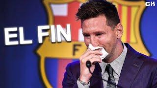 El ADIÓS de MESSI, así explicó TODO | Rueda de prensa completa