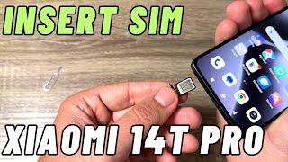 INSERT SIM Xiaomi 14T Pro & 14T