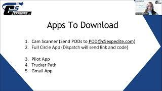C5 Expedite Owner Operator Orientation