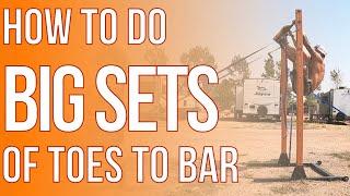 How to do BIG SETs of Toes To Bar | CrossFit Competition Tips