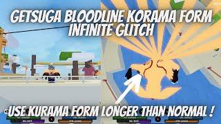 Getsuga Bloodline KORAMA FORM INFINITE GLITCH Use it Till Fixing | Shindo Life