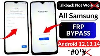 All Samsung Galaxy Frp Bypass 2025 (100% DONE) Android 12-13-14 Latest Code️Frp Unlock Without Pc