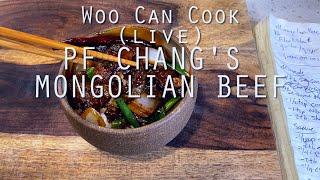 Woo Can Cook (live) | Crispy Mongolian Beef (PF Chang's Hack), AMA!
