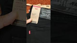 Levis Men Black 512 Tapered Fit Stretchable Jeans#shorts #levis #jeans #style #myntra #unboxing