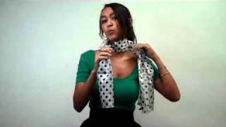 How to Tie a Scarf: French Knot