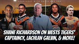 #NRL | Wests Tigers CEO Shane Richardson on new co-captains, Lachlan Galvin, Jarome Luai, & more!