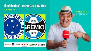 CRUZEIRO X GRÊMIO AO VIVO NA ITATIAIA | REACT DO BRASILEIRÃO 2024