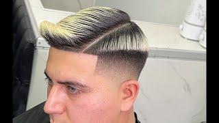 Side part (skin Fade) al natural