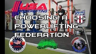 Choosing a Powerlifting Federation