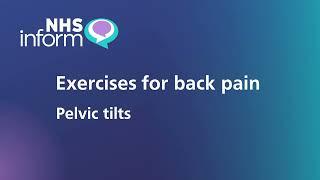 Pelvic tilts