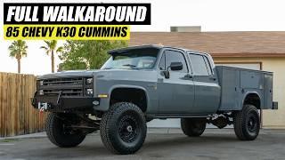 '85 Chevy K30 Walkaround | Cummins, 5 Speed, Utility Truck